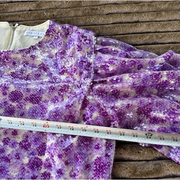 Endless Rose Purple Sequin Blouse - Picture 10 of 11